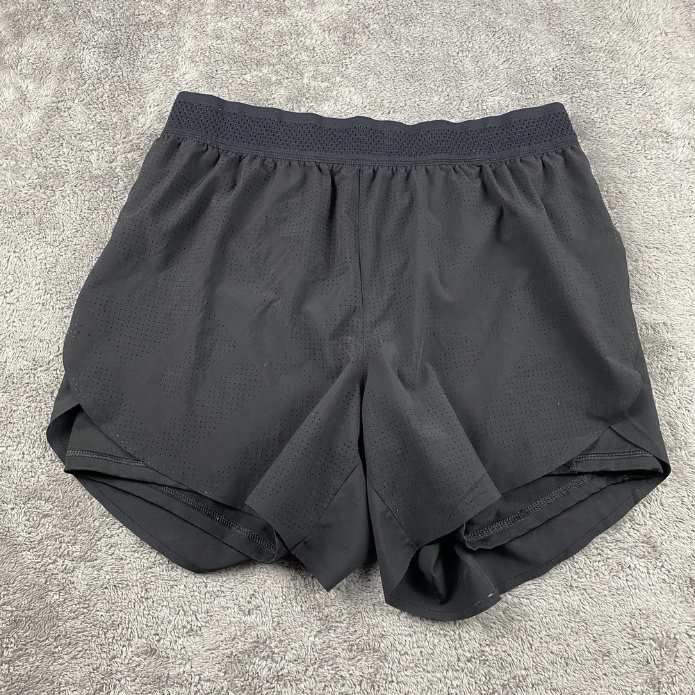 Avia Athletic Shorts Womens Medium (8-10) Black Elastic Waist Drawstring